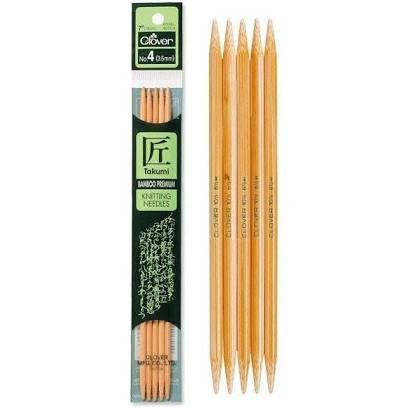 CLOVER BAMBOO DPN'S 7"