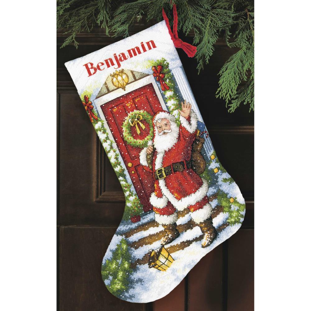 Welcome Santa Stocking