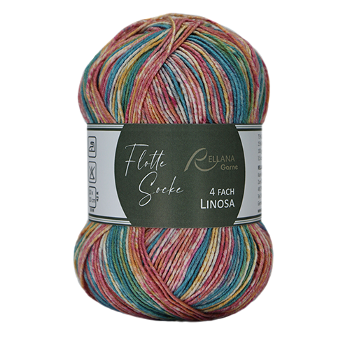 RELLENA GARN - FLOTTE SOCKE  LINOSA 4 PLY