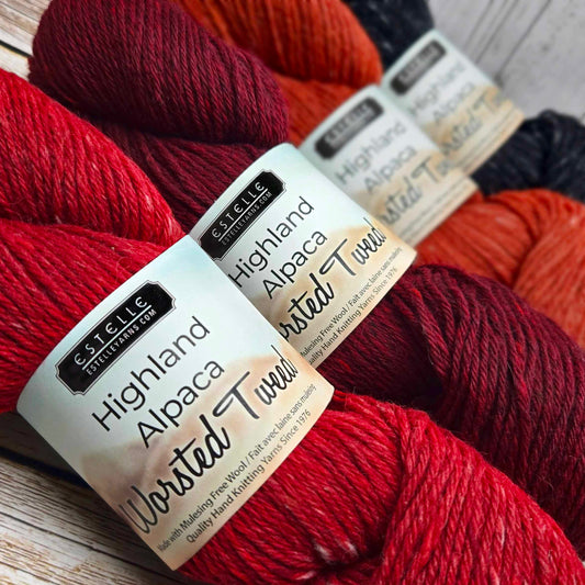 HIGHLAND ALPACA WORSTED TWEED